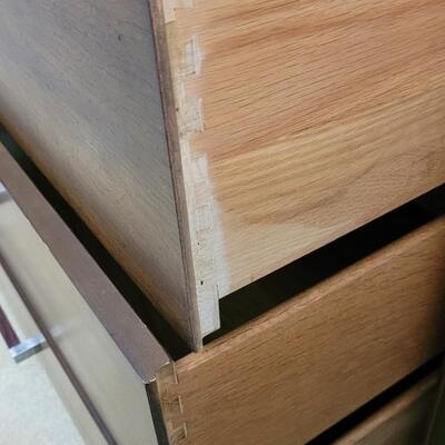 Lot 220: Vintage LANE Mid Century Modern Dresser 46" x 18" x 36" 