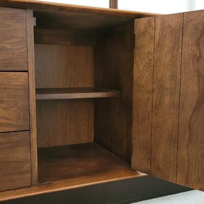 Lot 222: Vintage LANE Mid Century Modern Dresser w/ Mirror