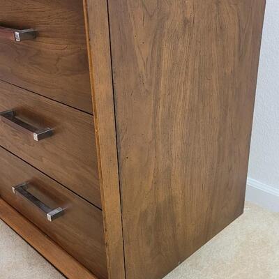 Lot 222: Vintage LANE Mid Century Modern Dresser w/ Mirror