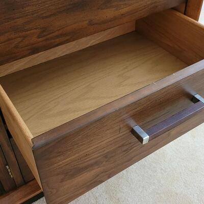 Lot 222: Vintage LANE Mid Century Modern Dresser w/ Mirror