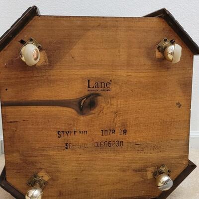 Lot 225: Vintage LANE Mid Century Modern Side Table 