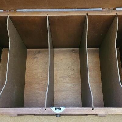 Lot 225B: Vintage LANE Mid Century Modern Cedar Chest w/ Original Organizers
