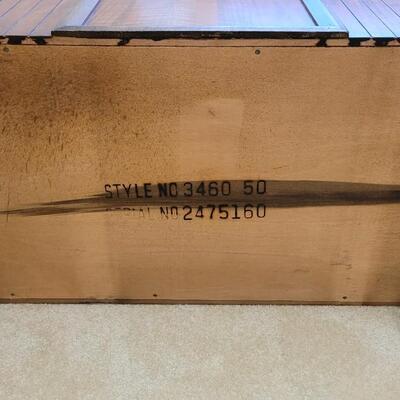 Lot 225B: Vintage LANE Mid Century Modern Cedar Chest w/ Original Organizers