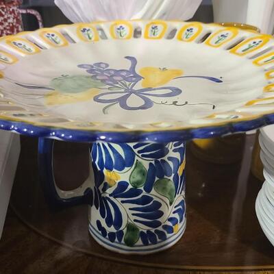 Cake Plate 7"Tall x 11Â½"W -Item #141