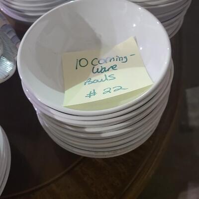 10 Corningware Bowls -Item #148