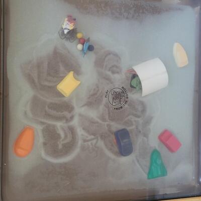 Lot 231: The Children's Furniture Co Magnetic Sand Table.