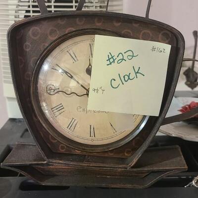 Esoresso Clock 9Â½"Tall  -Item #162