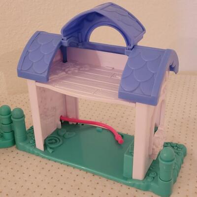 Lot 243: Little People Buildings, Cars and Swing