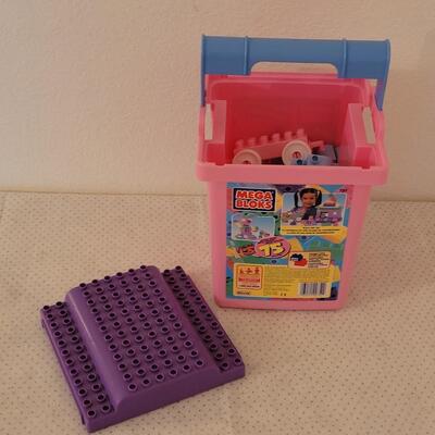Lot 247: Pail of Mega Bloks