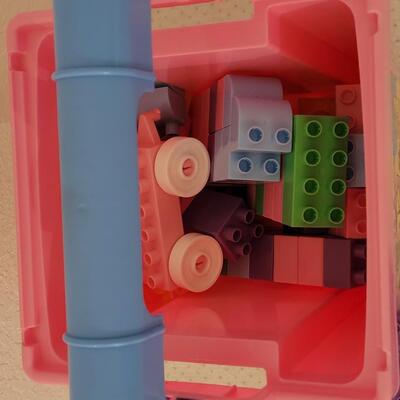 Lot 247: Pail of Mega Bloks