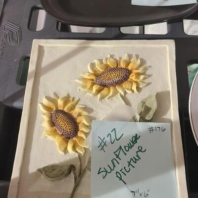Sunflower Picture 7" x 6" - Item #176