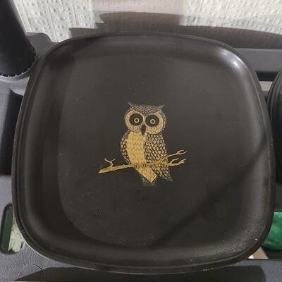 USA Couroc Owl Plate 18Â½