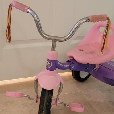 Lot 248: Radio Flyer Pink & Purple Tricycle 