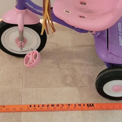 Lot 248: Radio Flyer Pink & Purple Tricycle 