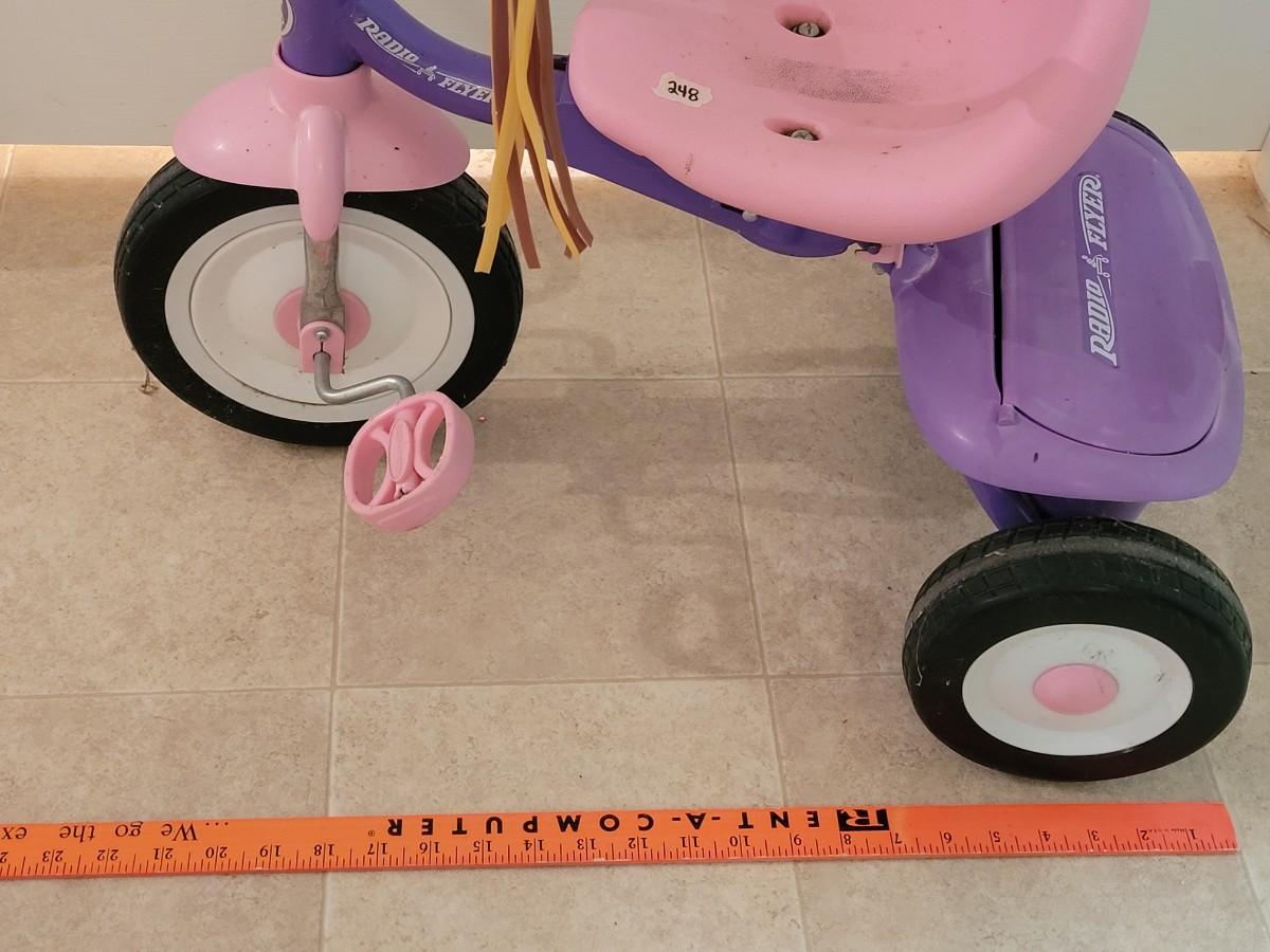 Radio flyer tricycle cheap pink and purple