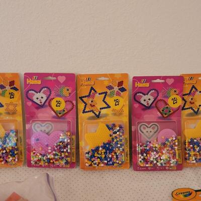 Lot 249: Children's Activities (Crayons & Markers are used except True to Life package), Rubber Stamps, Pens & Pencils 