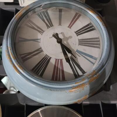 Blue Clock 10"  -Item #184