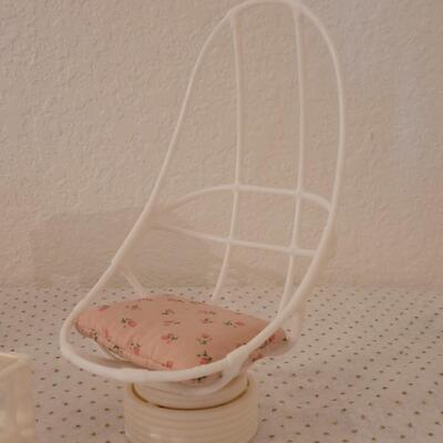 Lot 254: Vintage 1985 Garden Patio Furniture & 1990ish Desks