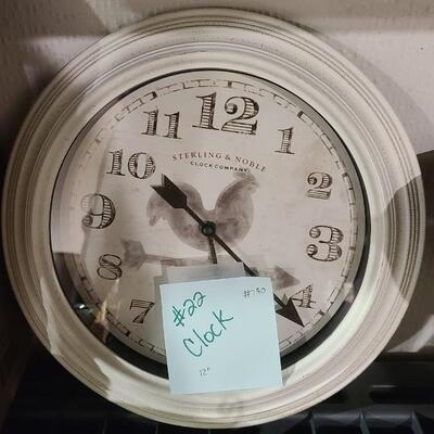 Clock 12" -Item #190