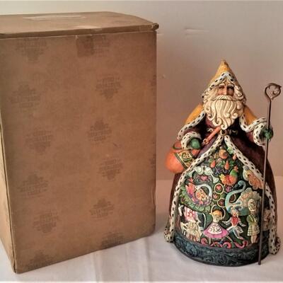 Lot #264  Jim Shore Santa Decoration with Box