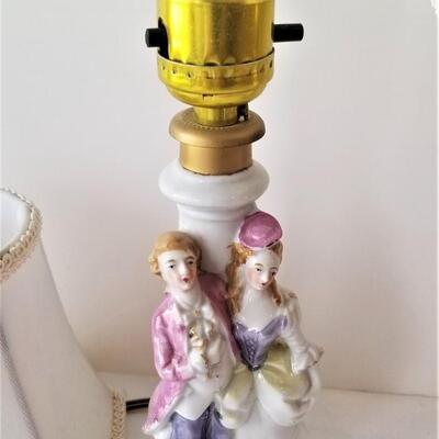 Lot #265  Pair of Vintage Boudoir Lamps