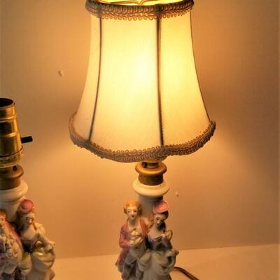Lot #265  Pair of Vintage Boudoir Lamps