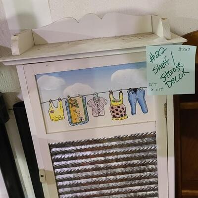 Storagd Decor Shelf 26"T x 6"L x 12"W - Item #203