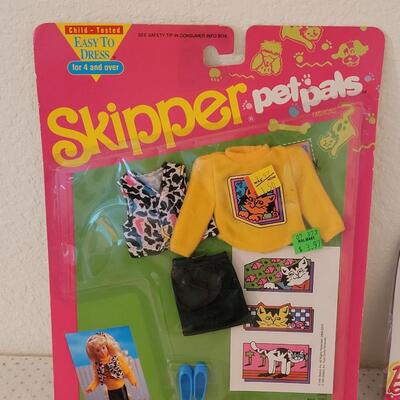 Lot 263: Vintage Unopened Skipper Doll Clothes and Barbie Accessories Pack