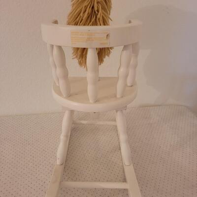 Lot 268: Vintage Cabbage Patch Doll Rocking Horse Chair 