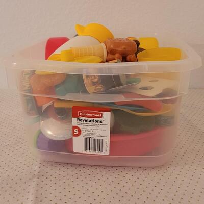 Lot 272: Children's Play Food & Kitchen Items #2