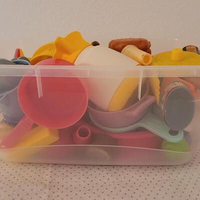 Lot 272: Children's Play Food & Kitchen Items #2