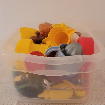 Lot 272: Children's Play Food & Kitchen Items #2