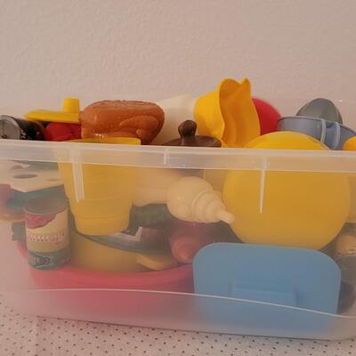 Lot 272: Children's Play Food & Kitchen Items #2