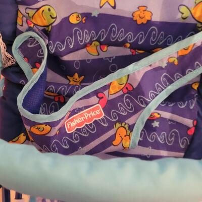 Lot 282: Doll Fisher Price Double Stroller 