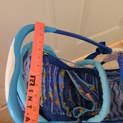 Lot 282: Doll Fisher Price Double Stroller 