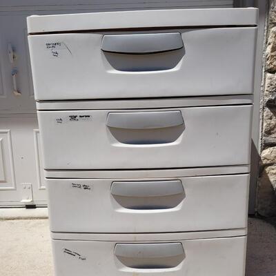 Lot 283:  4 Drawer Storage Container