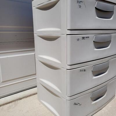 Lot 283:  4 Drawer Storage Container