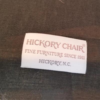 Lot #274  Hickory Chair Company Leather Armchair