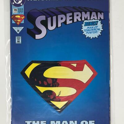 DC, Reign of the Supermen SUPERMAN 78 bonus poster