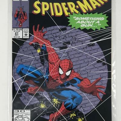 MARVEL, SPIDER MAN 27 something about a gun 