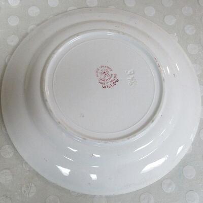 Old Red Willow 8 1/2" Plate, Maastridht Holland