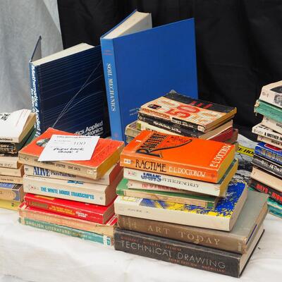lot 96 books paperback and hardback