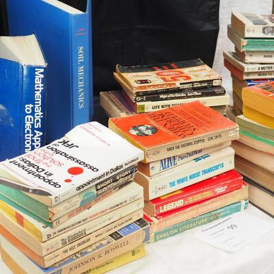 lot 96 books paperback and hardback
