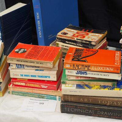 lot 96 books paperback and hardback