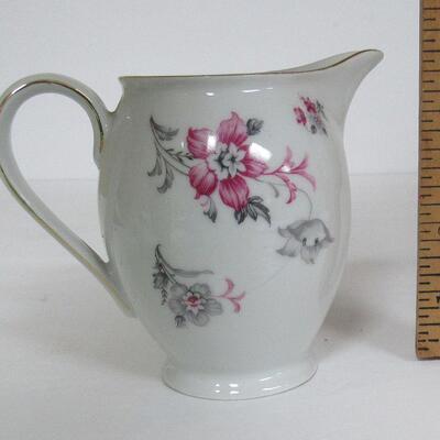Vintage Erphila Bavaria Germany Floral Creamer