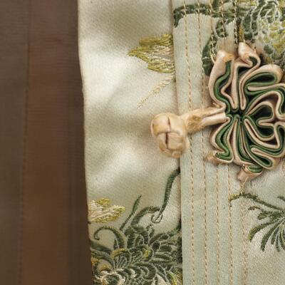 Lot 102 Silk  Chinese Vintage long coat over 60 years old