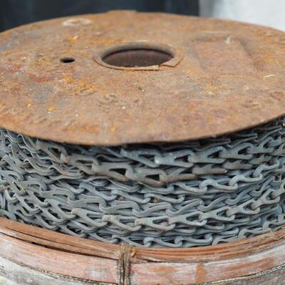 Lot 103 Rustic metal and lights