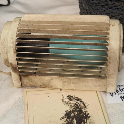 Lot 103 Rustic metal and lights