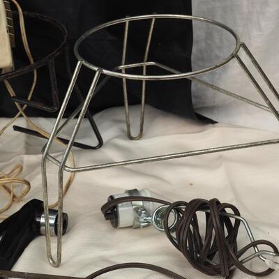 Lot 103 Rustic metal and lights