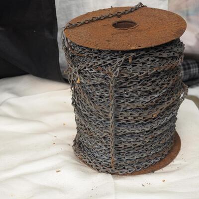 Lot 103 Rustic metal and lights
